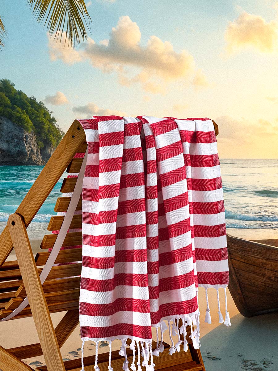 RĘCZNIK BAWEŁNIANY STRIPE 90X165